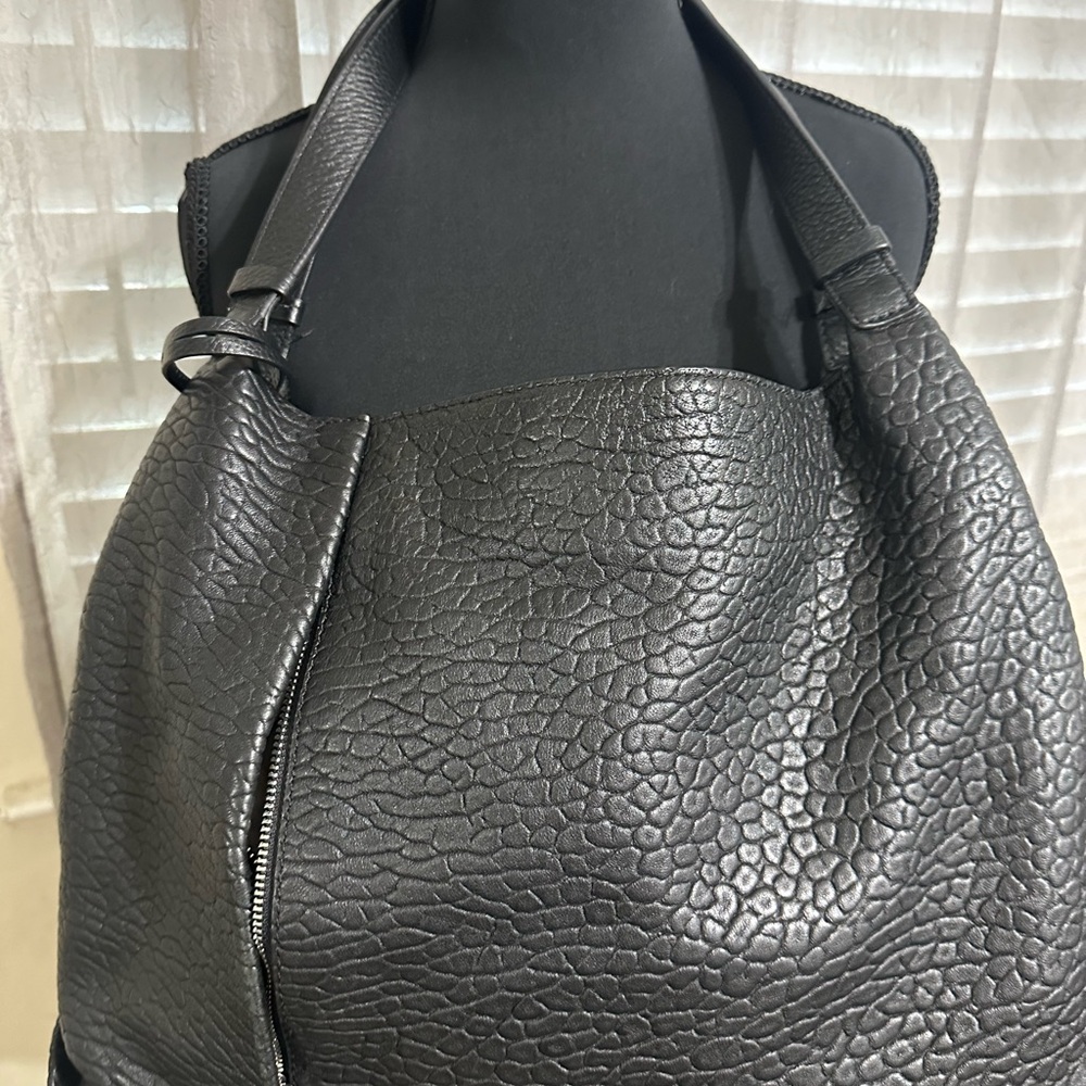 Vince Camuto Textured Black Hobo Bag